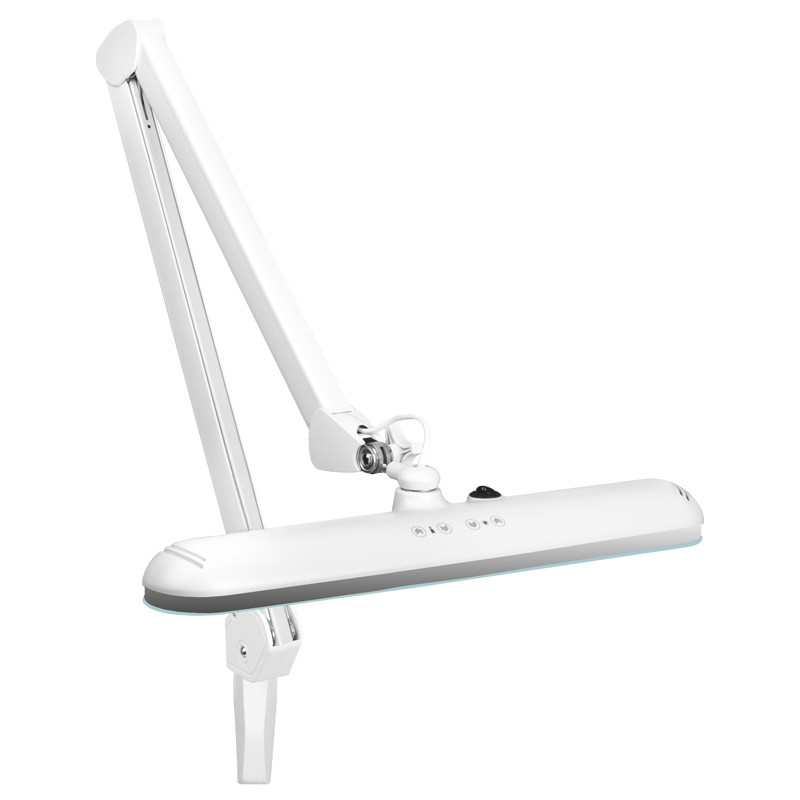 Elegante 801-tl lampada da officina a led con impugnatura a morsa regolabile in intensità e colore bianco main product photo