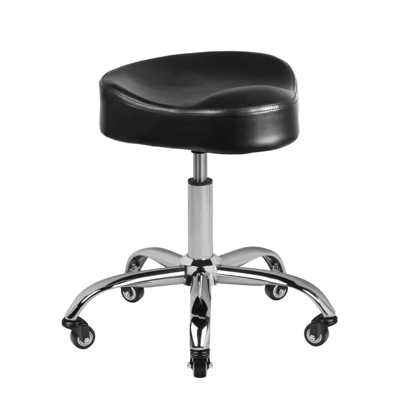 Sgabello per parrucchieri Gabbiano A450 nero main product photo