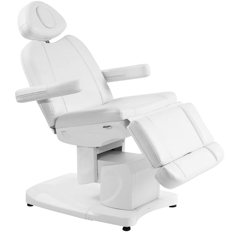 Azzurro 708A poltrona estetica elettrica 4 motori bianca riscaldata main product photo