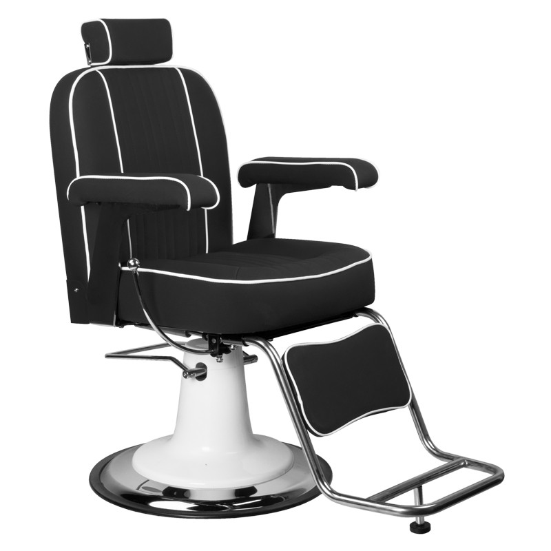 Gabbiano sedia da barbiere Amadeo nero main product photo