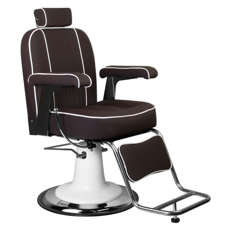 Sedia da barbiere Gabbiano Amadeo marrone main product photo