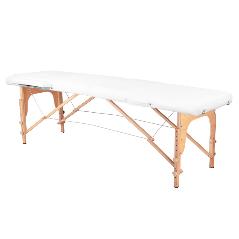 Lettino da massaggio pieghevole in legno Komfort Activ Fizjo 2 segmenti bianco main product photo