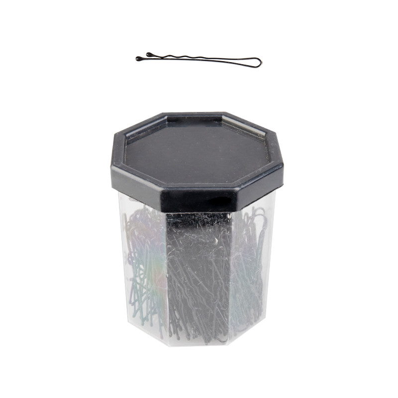 Spille per parrucchieri E-62 150 pz. 4,9 cm nero main product photo
