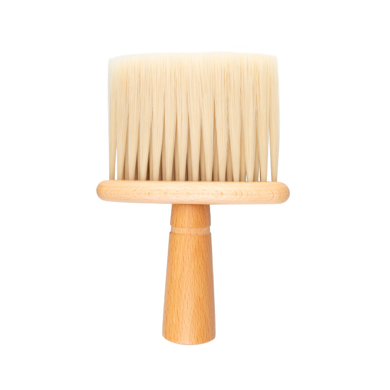 Spazzola per parrucchieri con collo in legno main product photo