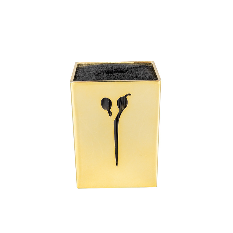 Supporto per forbici da parrucchiere oro main product photo