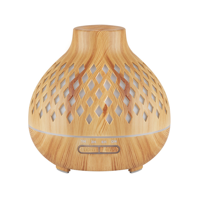 Diffusore di aromi umidificatore spa 10 luci legno 400 ml + timer main product photo