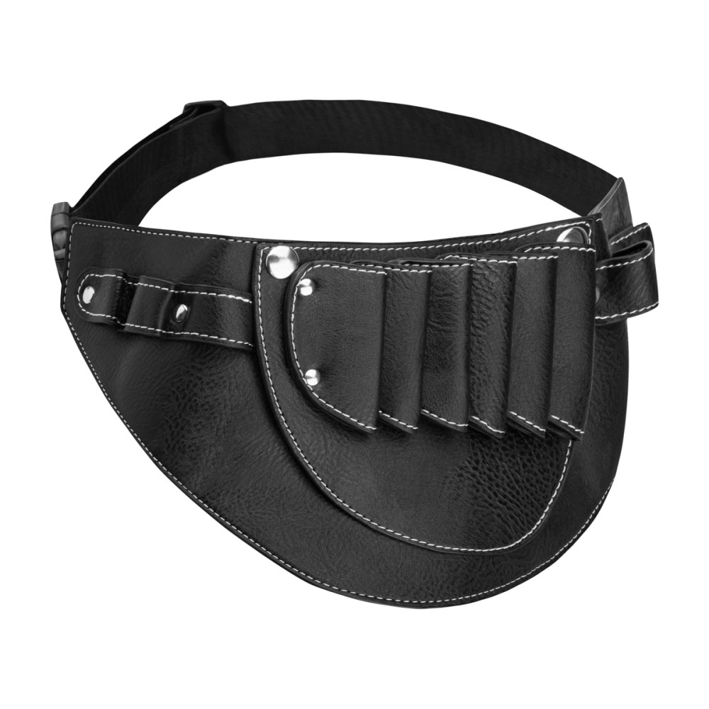 T10 forbici da parrucchiere fondina da cintura nera main product photo