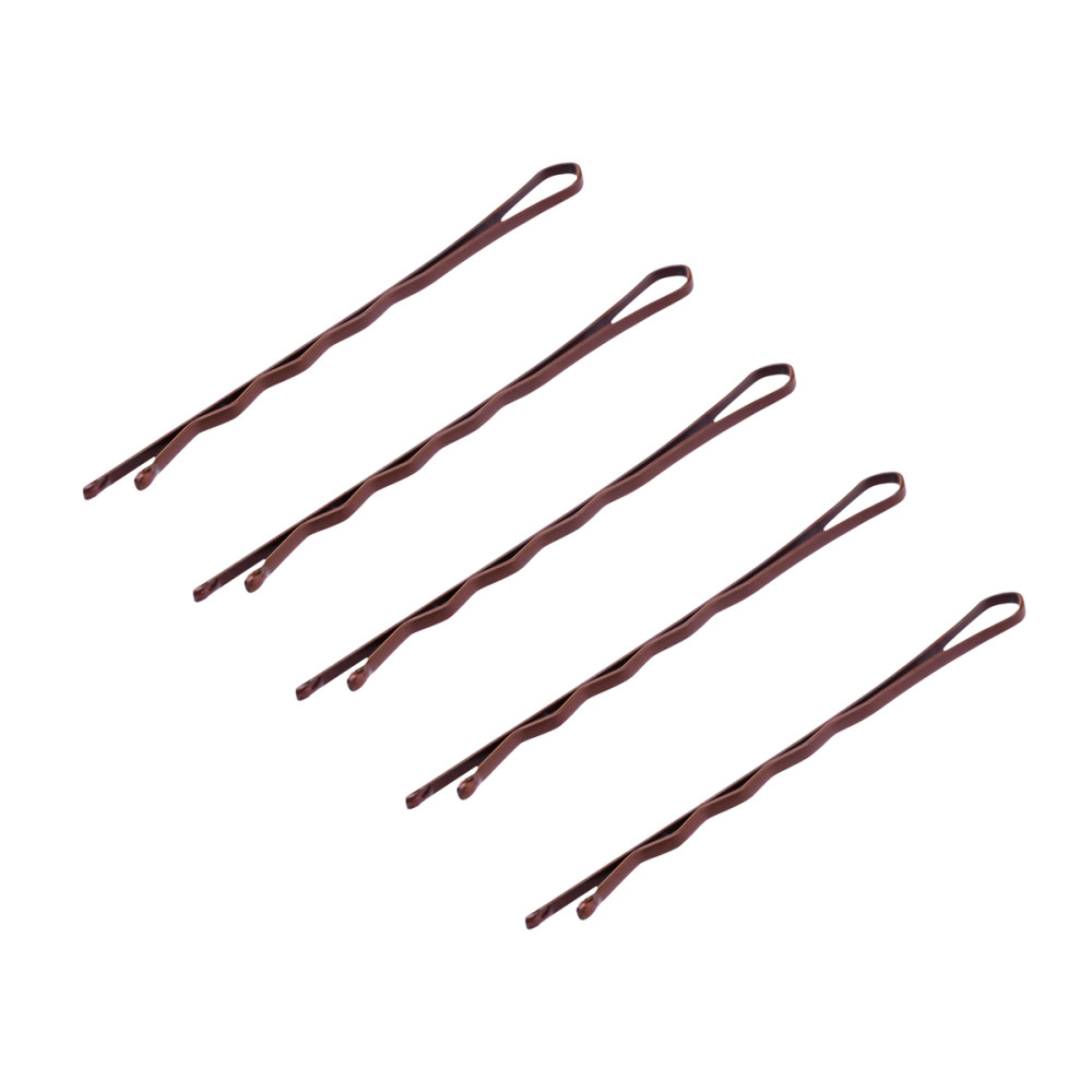 E-58 Spilli per parrucchieri 120 pezzi 5,6 cm rame main product photo