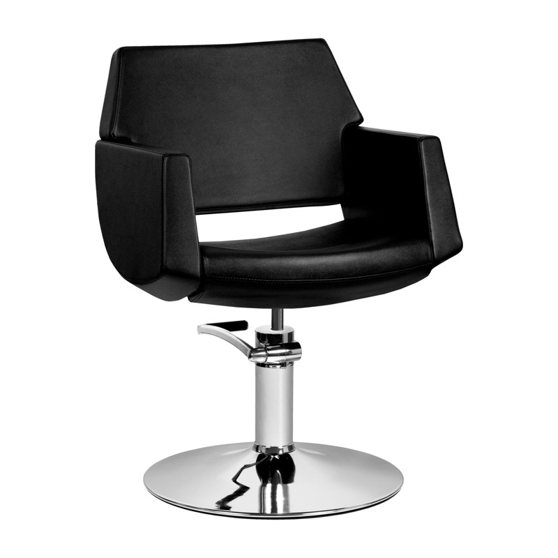 Gabbiano sedia da parrucchiere Santiago nero main product photo