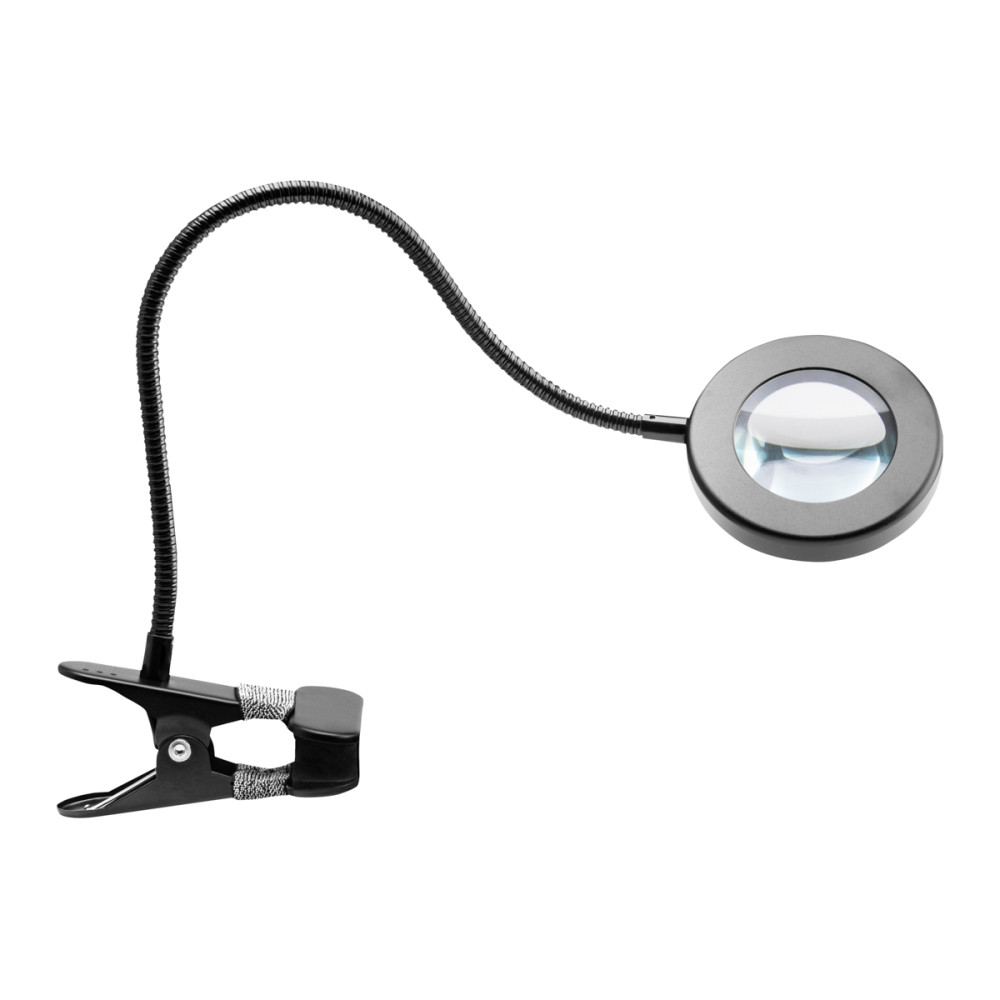 Lampada a led con anello a serpente per ingrandire la scrivania, nero main product photo