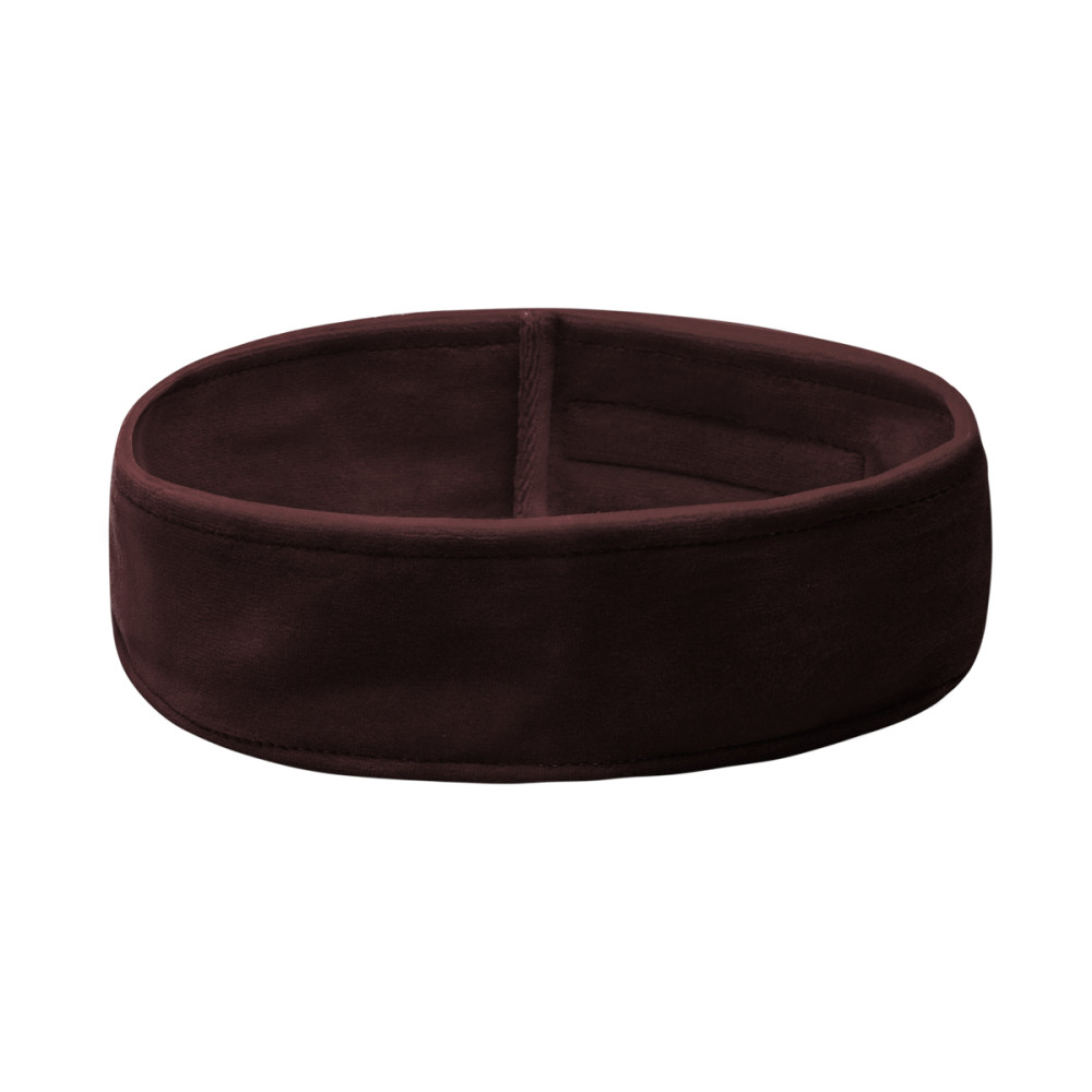 Archetto cosmetico in velluto marrone main product photo
