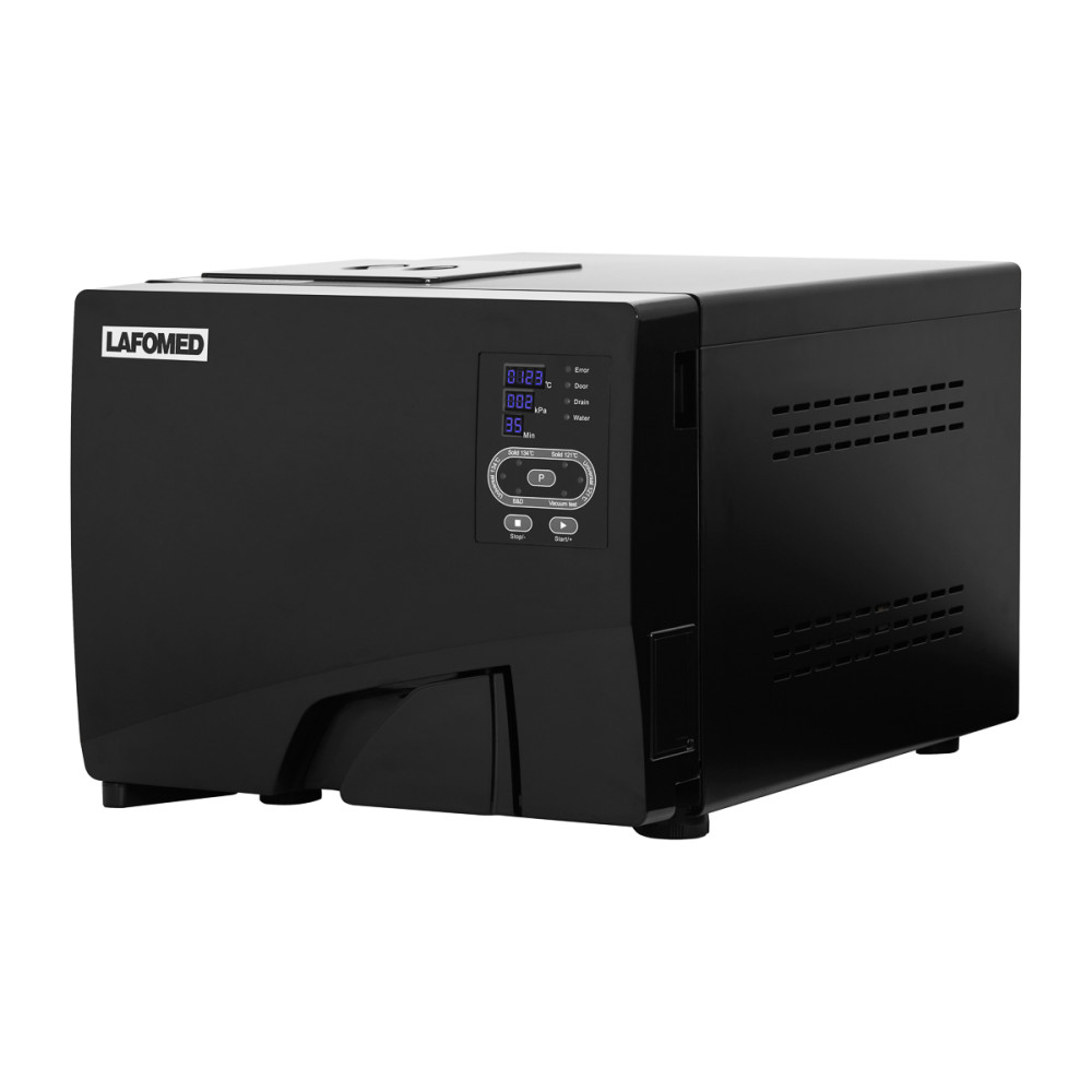 Lafomed Standard Line LFSS12AA Autoclave a LED con stampante medicale di classe B da 12 L, nero main product photo