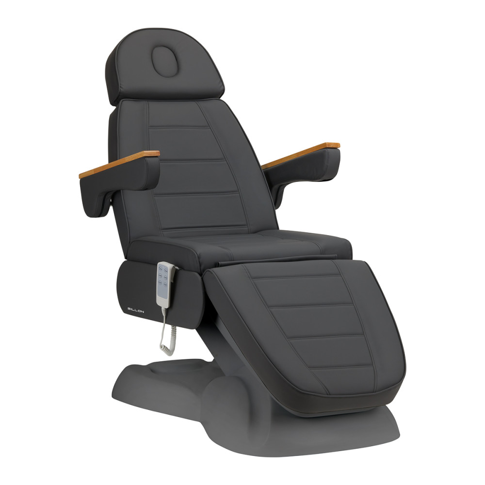 Sedia estetica elettrica SILLON Lux 273b 3 motori grigio, base grigio main product photo