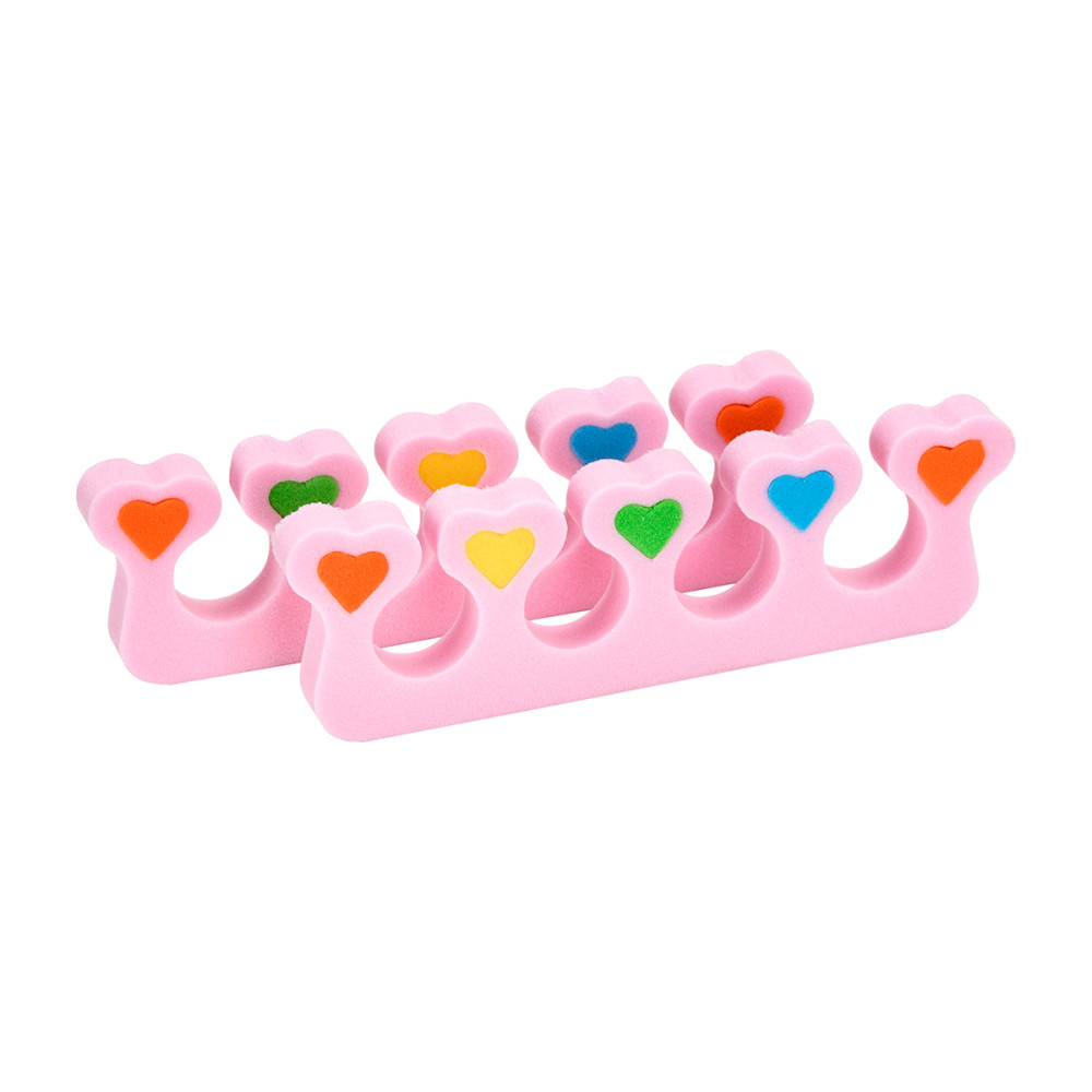 Separatori di schiuma per pedicure 2 pezzi cuori main product photo