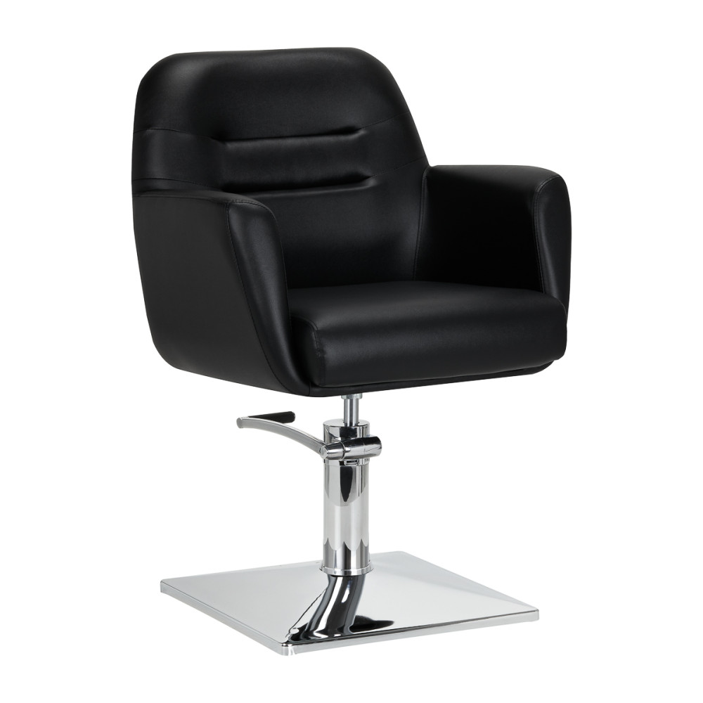 Poltrona da parrucchiere Gabbiano Monaco nero main product photo