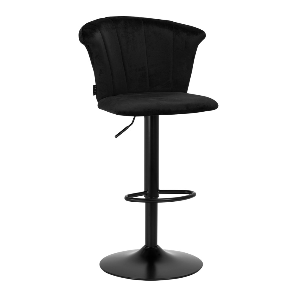 4Rico Bar Hocker QS-B801 velluto nero main product photo