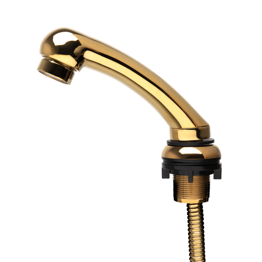Microfono per stazione di lavaggio per parrucchieri oro piccolo main product photo