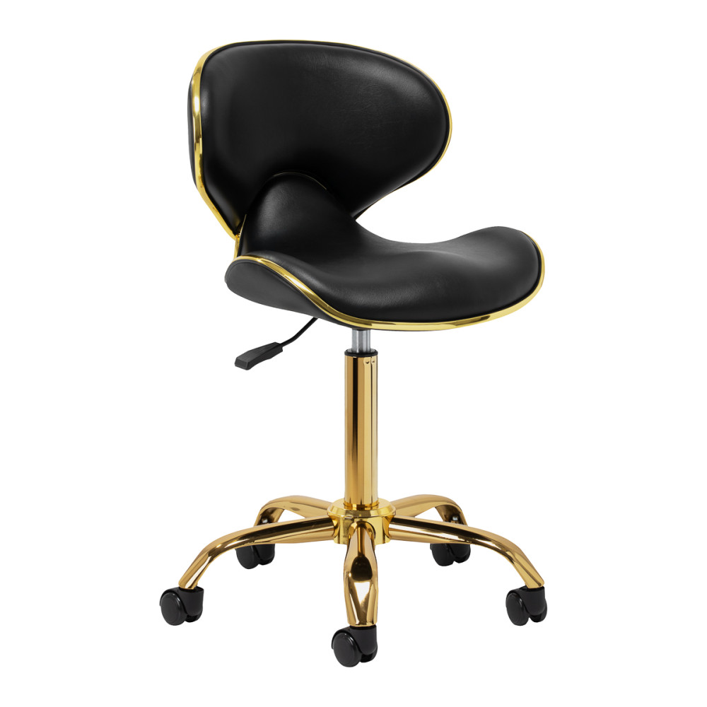 Sgabello cosmetico Gabbiano Q-4599G nero main product photo