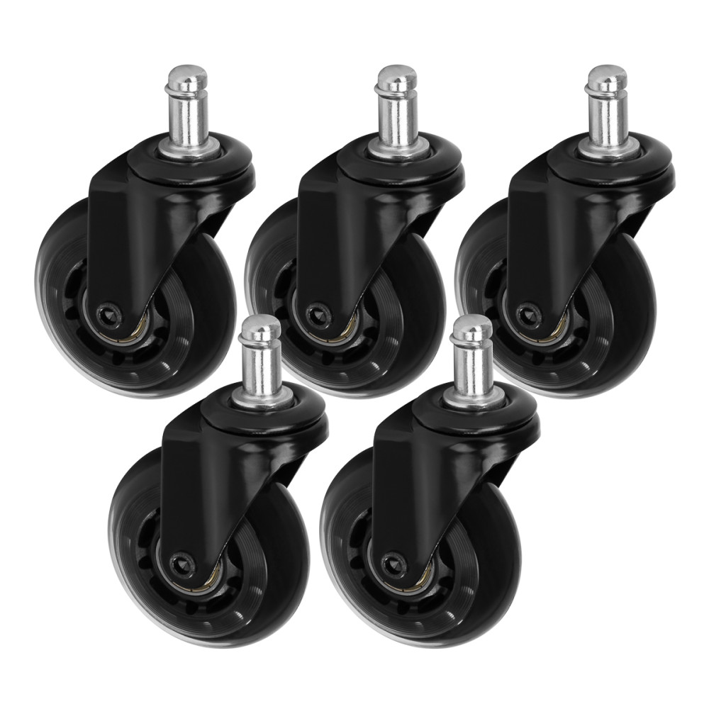 Roll Speed sgabello ruota nero a pressione set di 5 pezzi main product photo