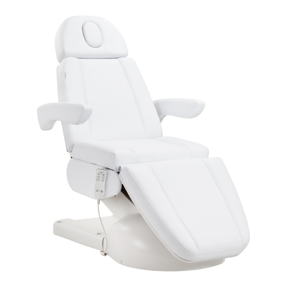 Poltrona cosmetica Azzurro Lux 3m bianco con riscaldamento main product photo