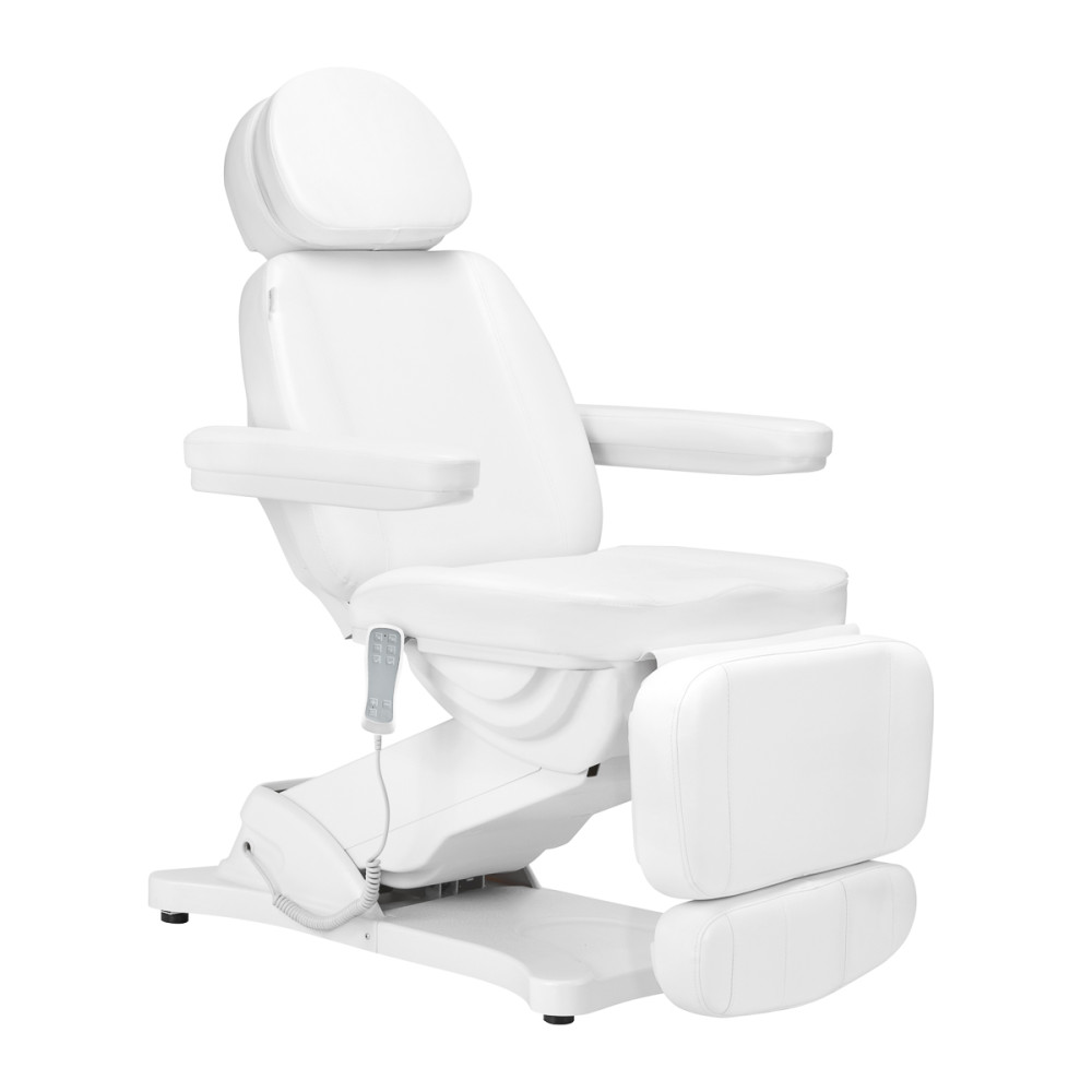 Sedia estetica elettrica SILLON CLASSIC 3 motori con riscaldamento seconda edizione bianco main product photo