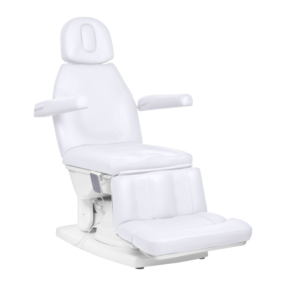 Poltrona cosmetica podologica elettrica Kate 4 cilindri, bianco freddo main product photo