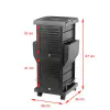 Gabbiano assistente parrucchiere 100C nero