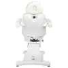 Azzurro 869A poltrona cosmetica elettrica a 4 motori rotanti bianco