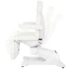 Azzurro 869A poltrona cosmetica elettrica a 4 motori rotanti bianco