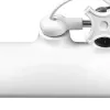 Elegante 801-s lampada da officina a led con impugnatura a morsa standard bianco 