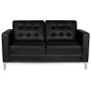 Divano Gabbiano per sala d'attesa BM18019 nero