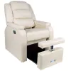 Sedia per pedicure in crema Hilton