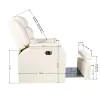 Sedia per pedicure in crema Hilton