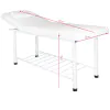 Lettino da massaggio 812 basic white