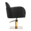 Sedia da parrucchiere Gabbiano Malaga oro nero