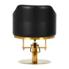 Sedia da parrucchiere Gabbiano Burgos oro nero
