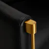 Sedia da parrucchiere Gabbiano Burgos oro nero