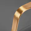 Poltrona per parrucchieri Gabbiano Porto oro grigio