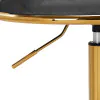 4Rico sedia girevole QS-GW01G grigio velluto