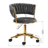4Rico sedia girevole QS-GW01G grigio velluto