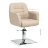 Poltrona per parrucchieri Gabbiano Monaco beige