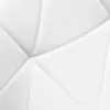 Sgabello cosmetico QS-06B bianco e nero