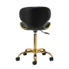 Sgabello cosmetico Gabbiano Q-4599G nero