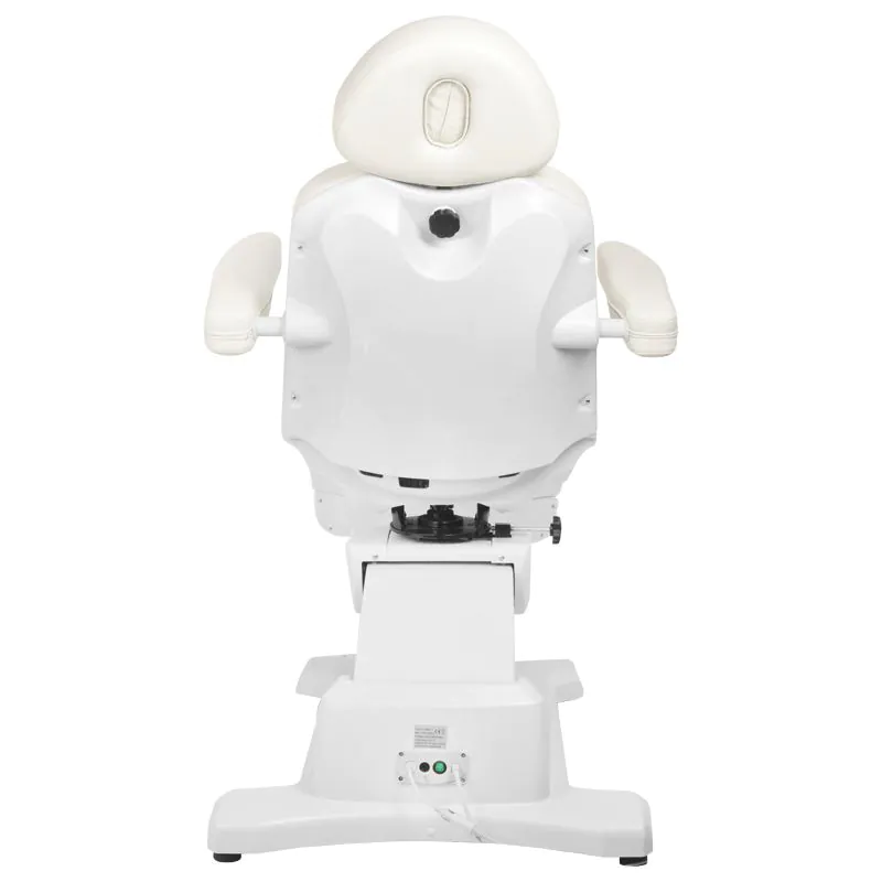 Azzurro 869A poltrona cosmetica elettrica a 4 motori rotanti bianco