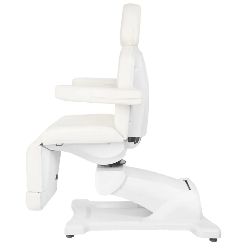 Azzurro 869A poltrona cosmetica elettrica a 4 motori rotanti bianco