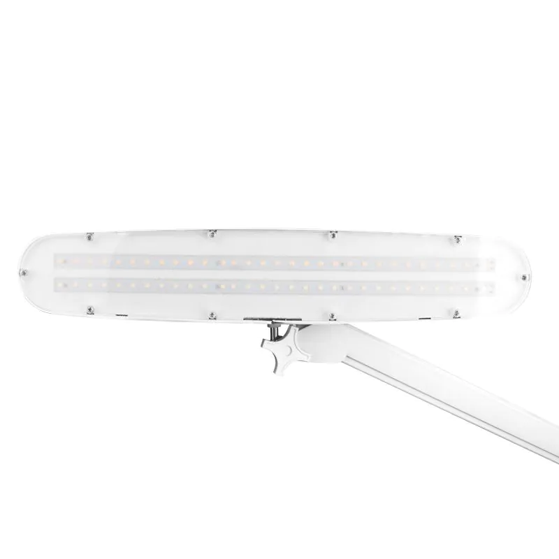 Elegante 801-s lampada da officina a led con impugnatura a morsa standard bianco 