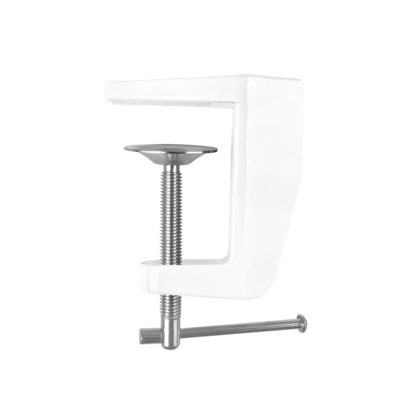 Elegante 801-s lampada da officina a led con impugnatura a morsa standard bianco 
