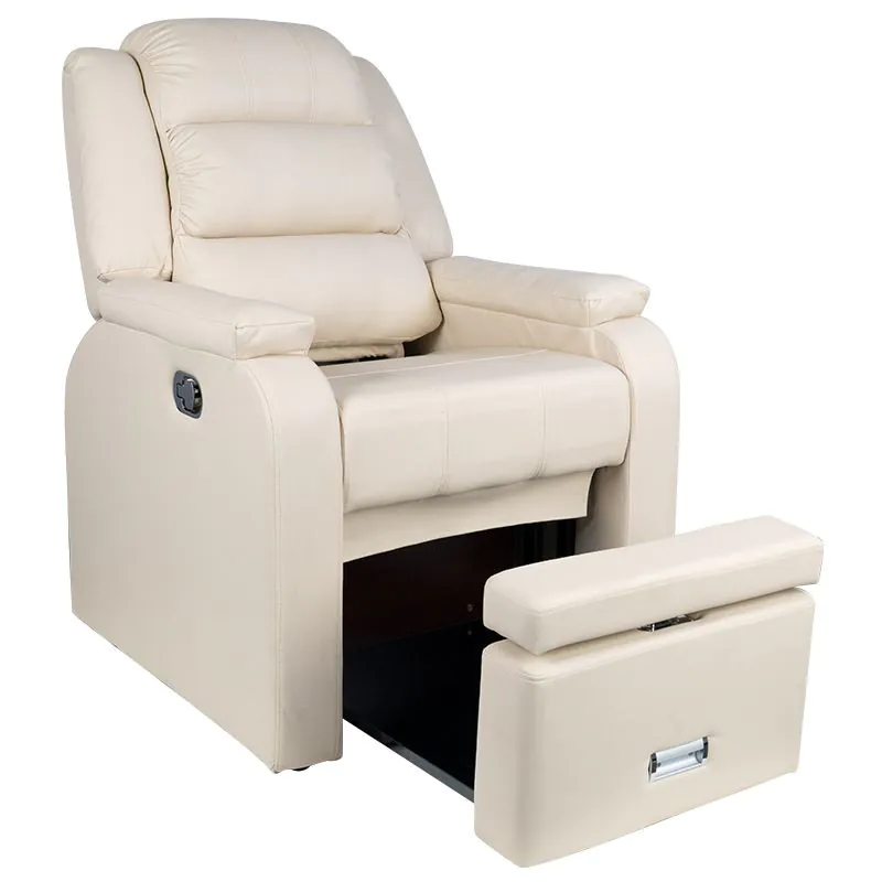 Sedia per pedicure in crema Hilton