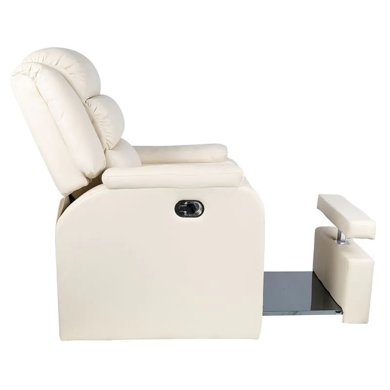 Sedia per pedicure in crema Hilton