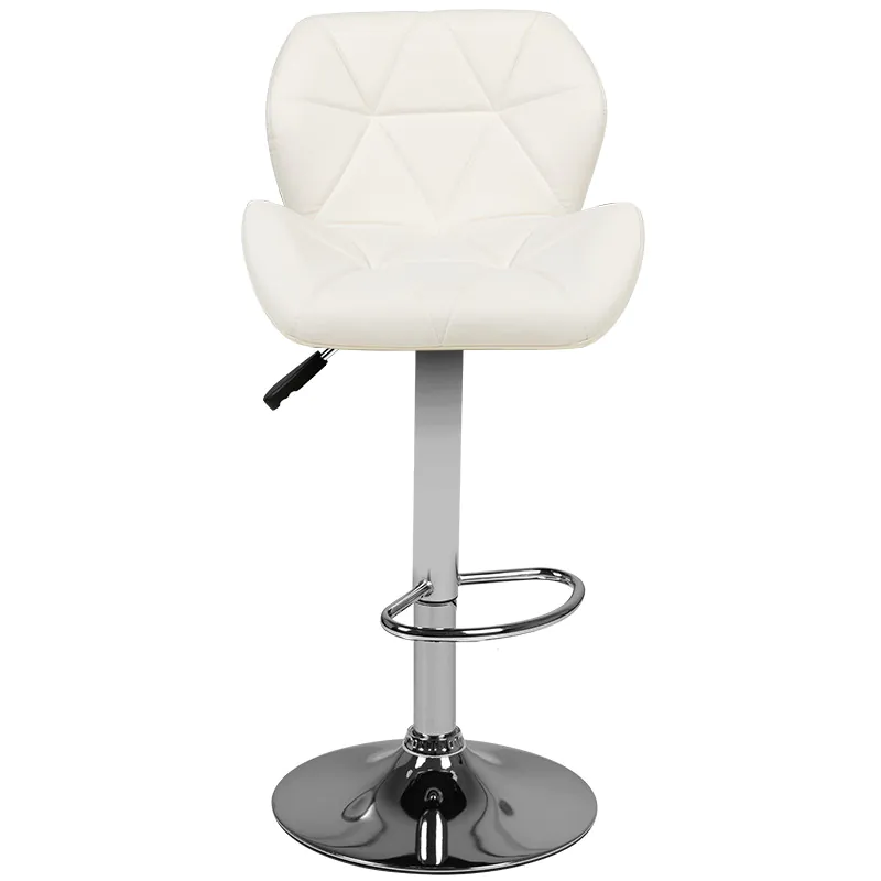 M01 sgabello trapuntato regolabile bianco